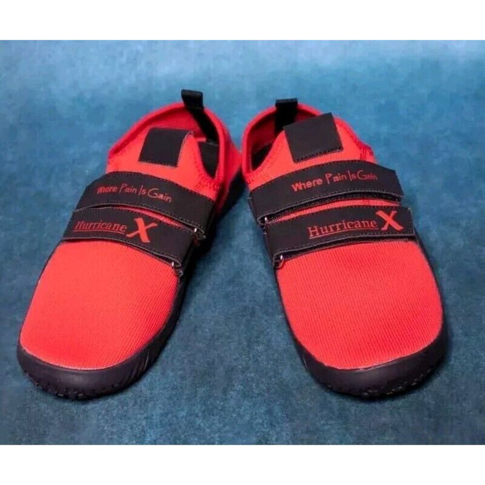 Size‎ 9 Hurricane X Men's Gym/Boxer Weighlifting Performance Comfort  Red Shoes - Picture 8 of 16
